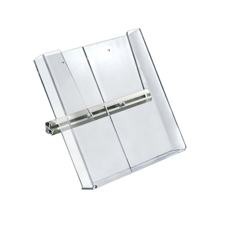 Azar Displays 9.25"W x 10"H Acrylic Brochure Side Shelf for Freestanding Unit 300270